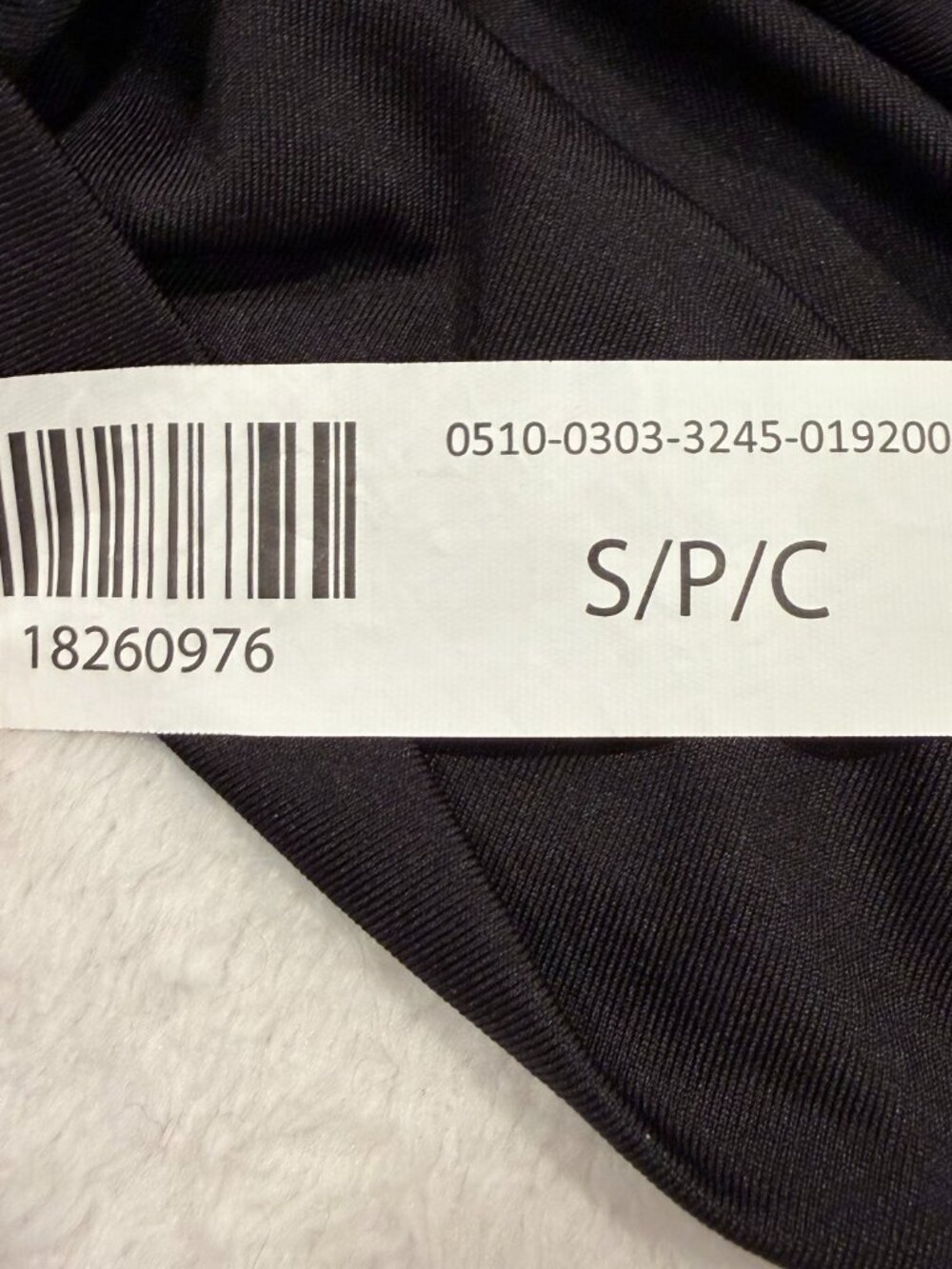 Cropped SWS Contour black long sleeved fitted top, S - Picture 6 of 7